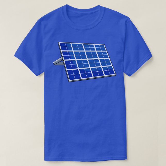 Camiseta Panel solar Paneles solares de energía renovable (Diseño del anverso)