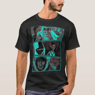 Camiseta Paneles de disparo de grupo de la serie de artista