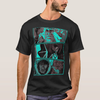 Camiseta Paneles de disparo de grupo de la serie de artista