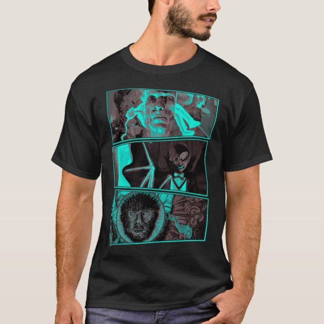 Camiseta Paneles de disparo de grupo de la serie de artista (Anverso)