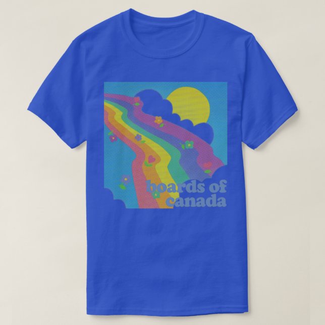 Camiseta Paneles de estilo retro 70 de Canadá Fan Art3 (Diseño del anverso)