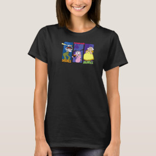 Camiseta Paneles de grupo de Courage el perro cobarde
