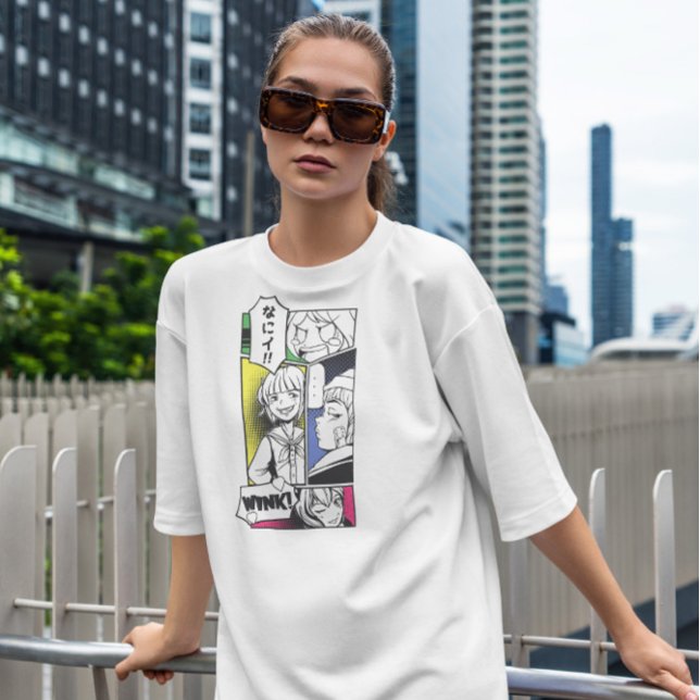 Camiseta Paneles de manga (Subido por el creador)