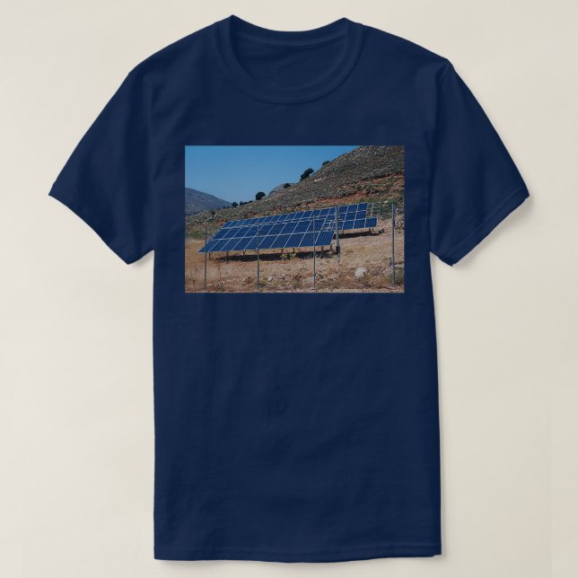Camiseta Paneles solares de energía Tilos (Diseño del anverso)