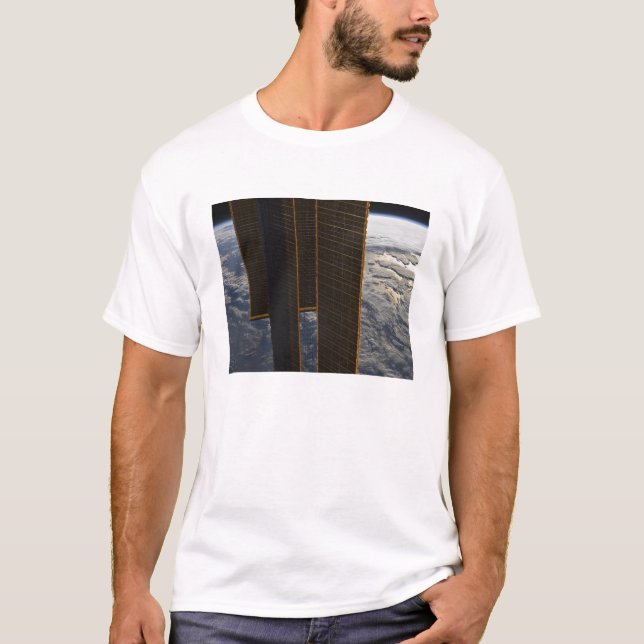Camiseta Paneles solares de la Estación Espacial Internacio (Anverso)