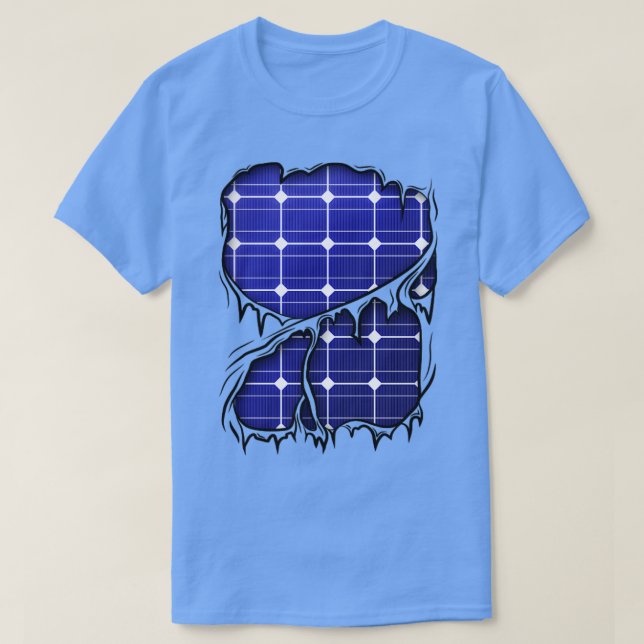 Camiseta Paneles solares dentro del ingeniero ecológico Hal (Diseño del anverso)
