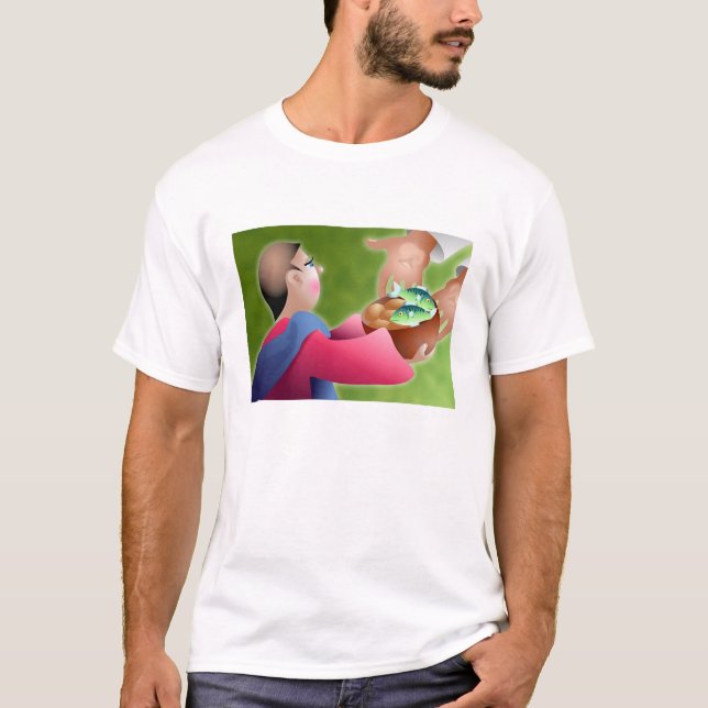 Camiseta Panes y pescados (Anverso)