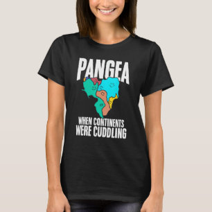 Camiseta Pangea cuando los continentes estaban mimando la h