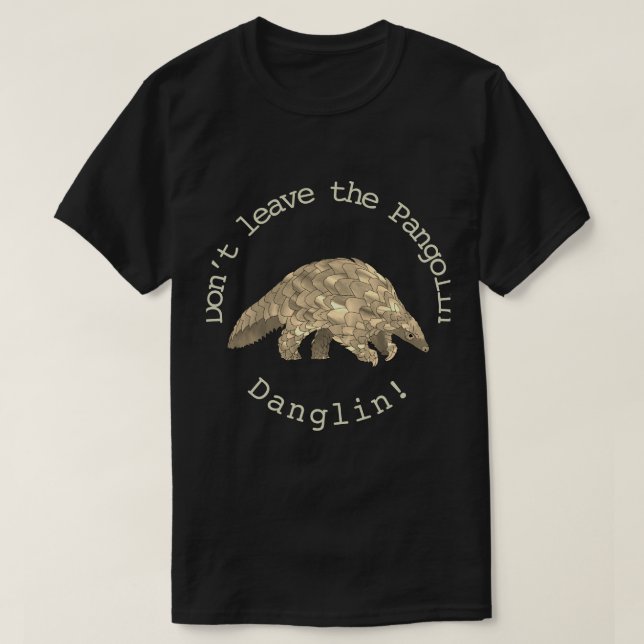 Camiseta Pangolin Cute Especie Amenazada Activista Animal (Diseño del anverso)