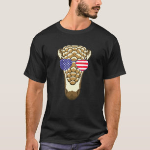 Camiseta Pangolin de Guay con bandera de los Estados Unidos
