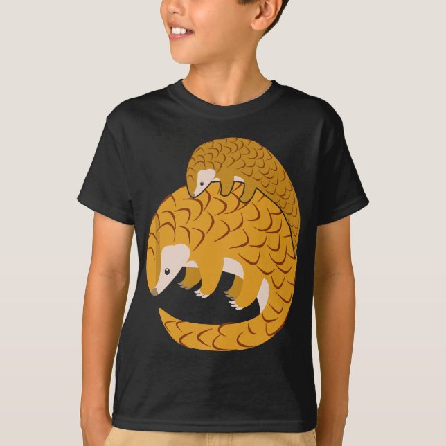 Camiseta Pangolin Funny Mother Y Family Mating (Anverso)
