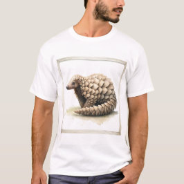 Camiseta Pangolin in Watercolors AREF300 - Watercolor