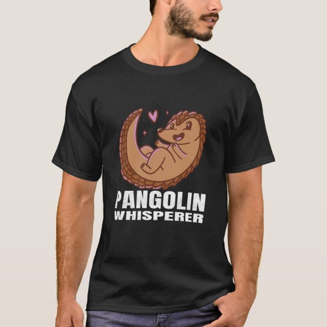 Camiseta Pangolin Whisperer Marsupial Mammal de África 1 (Anverso)