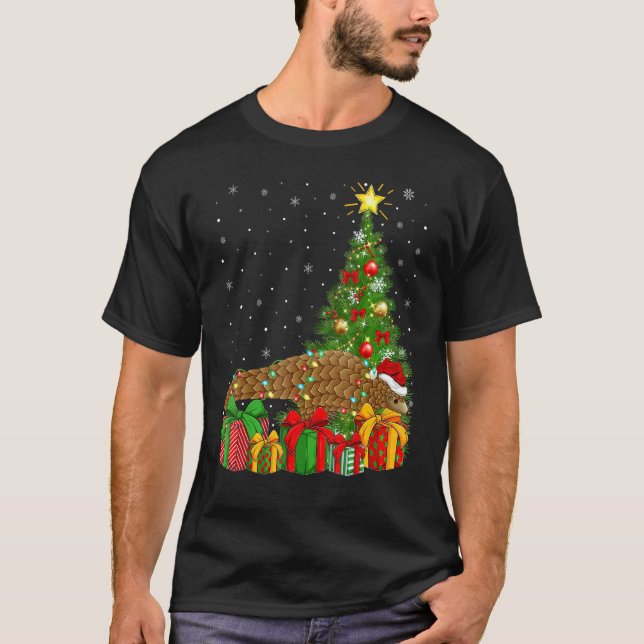 Camiseta Pangolin   Xmas Holiday Santa Pangolin Christmas T (Anverso)