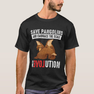 Camiseta Pangolines De Escala Reveladora Amante Al Propieta