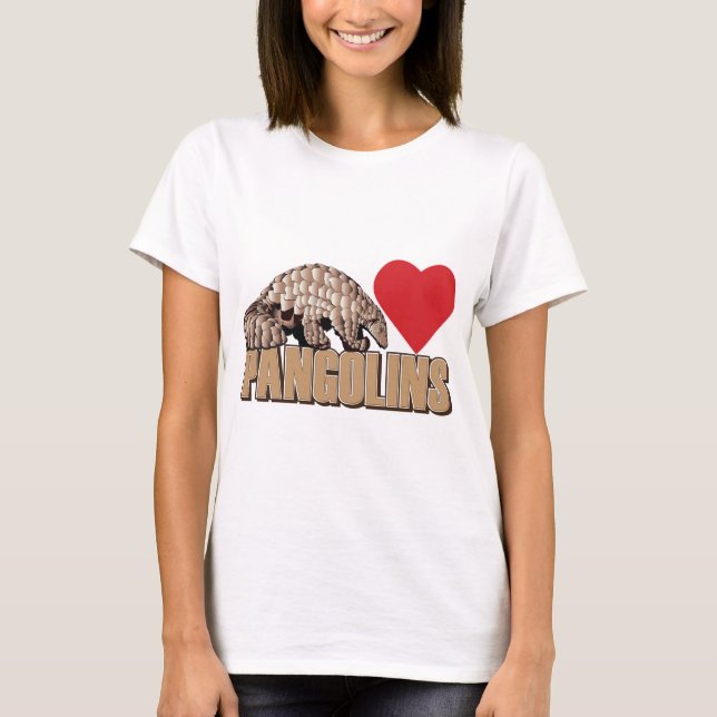 Camiseta Pangolins-Heart (Anverso)