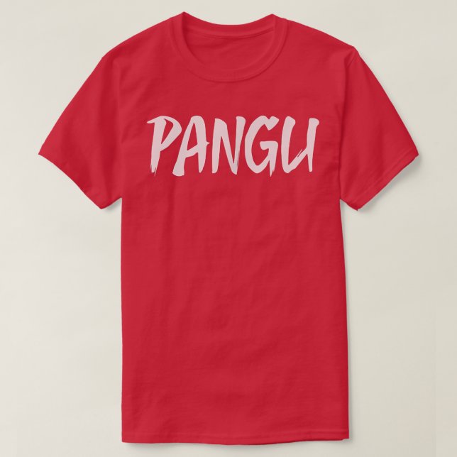 Camiseta Pangu Costume (Diseño del anverso)