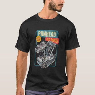 Camiseta Panhead Old School VTwin HD Nuevo para Motocicleta
