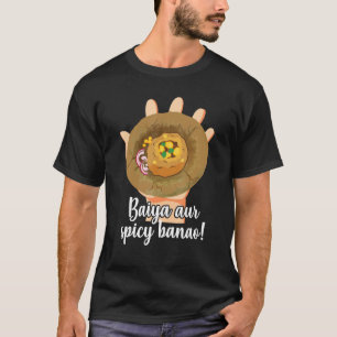Camiseta Pani Puri Picante Frase Hindi India Pakistán Comid