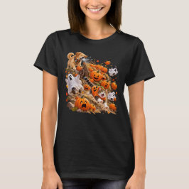 Camiseta Pánico de Calabaza: ¡El Estornudo de un Perro Hace