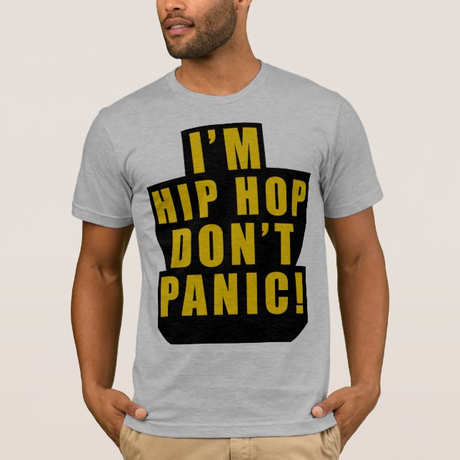 CAMISETA PÁNICO DE HIP HOP (Anverso)