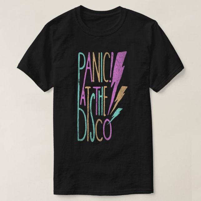 Camiseta Pánico En El Relámpago De La Disco (Diseño del anverso)