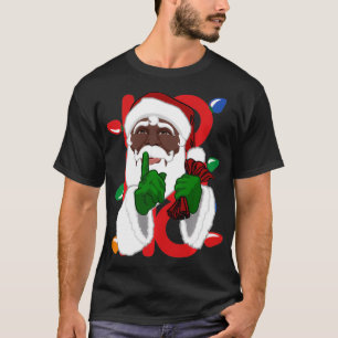 Camiseta Panjama de los Santa Navidades afroamericanos 202