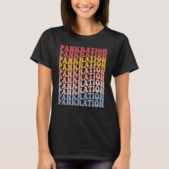 Camiseta Pankration Groovy Retro Sports (Anverso)