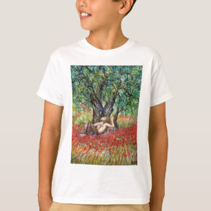 CAMISETA PANO, ÁRBOL DE OLIVA Y CAMPOS DE POBRE