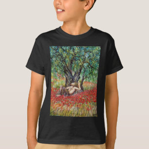 CAMISETA PANO, ÁRBOL DE OLIVA Y CAMPOS DE POBRE