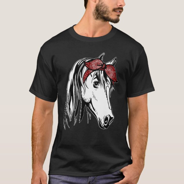 Camiseta Pañoleta para caballo de equitación a caballo (Anverso)