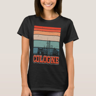 Camiseta Panorama de Colonia Retro Vintage Recuerdo Colonia