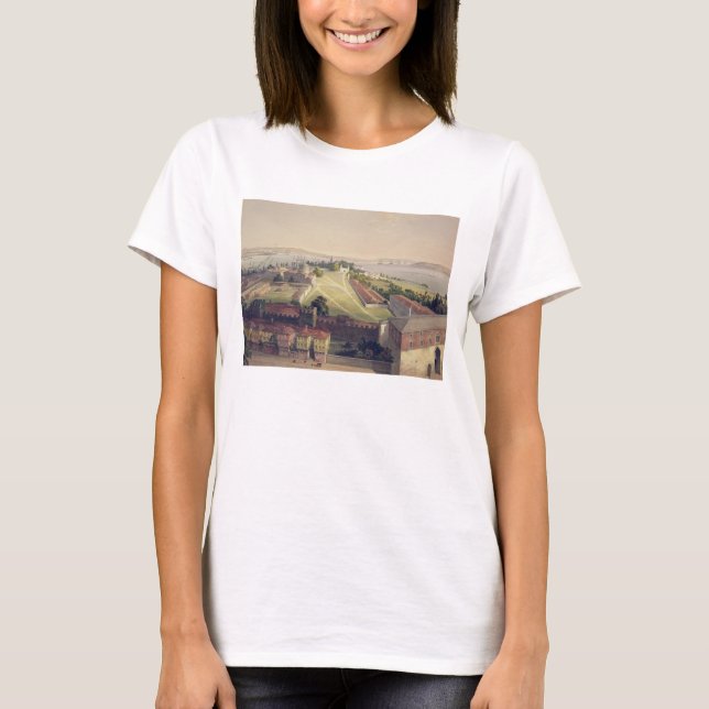Camiseta Panorama de Constantinopla, plato 22 de 'Aya Sof. (Anverso)