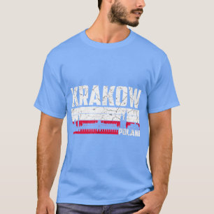 Camiseta Panorama de Cracovia Regalo de vacaciones en Polon