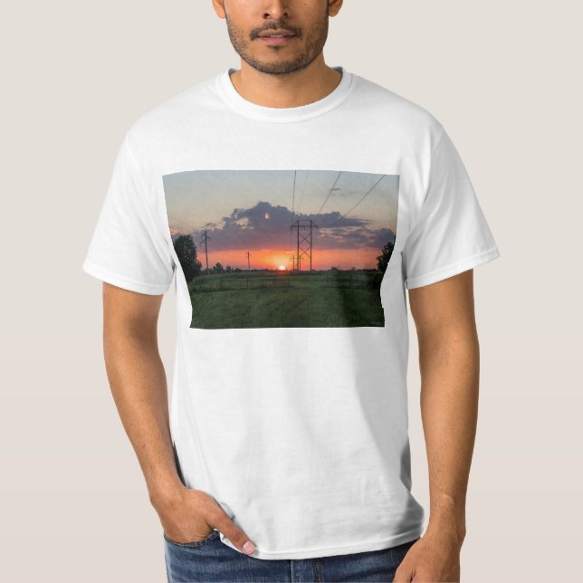 Camiseta Panorama de energía solar (Anverso)