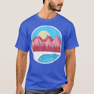 Camiseta Panorama de la bandera del orgullo trans Apoyo a l