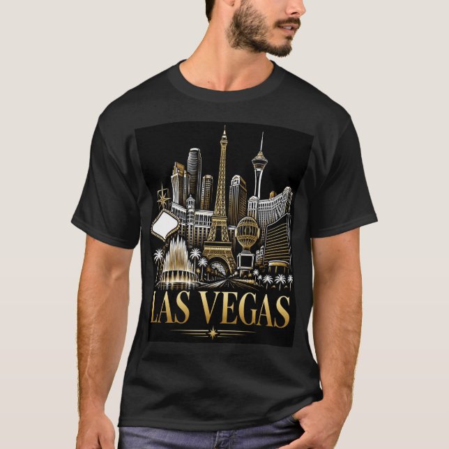Camiseta Panorama de Las Vegas (Anverso)