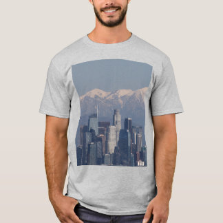 Camiseta Panorama del cielo de Los Ángeles Montañas de San 