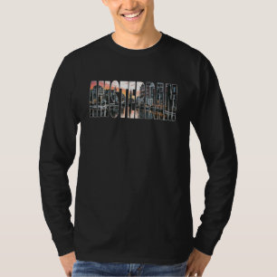 Camiseta Panorama urbano de Ámsterdam Países Bajos Fotograf