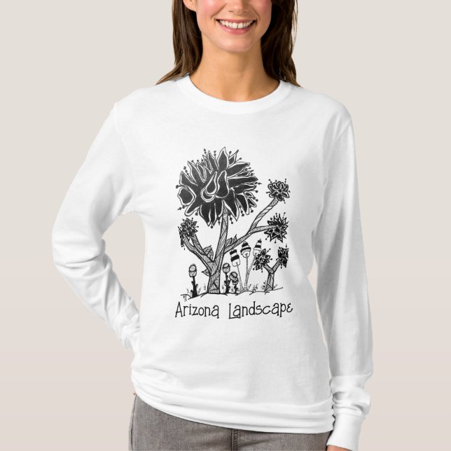 Camiseta panorámica AZ de manga larga (Anverso)