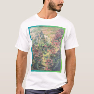 Camiseta panorámica de primavera