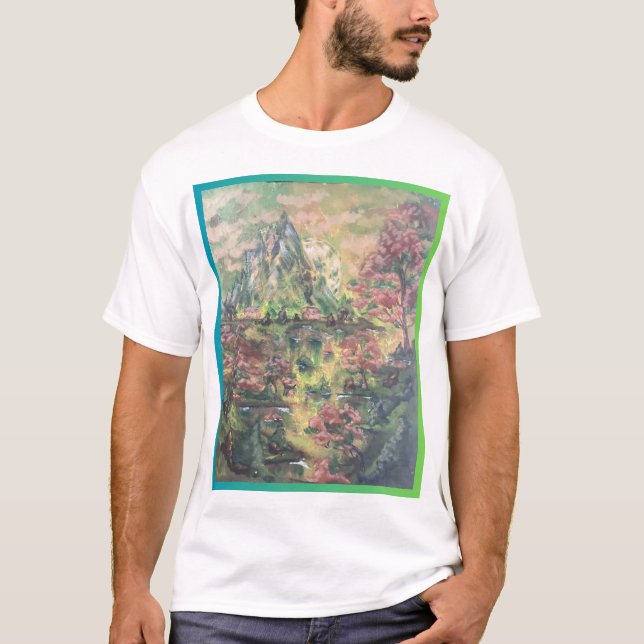 Camiseta panorámica de primavera (Anverso)