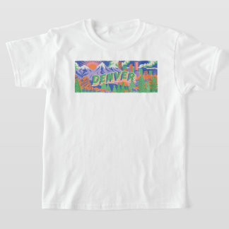 Camiseta Panorámico Retro Americano al Aire Libre