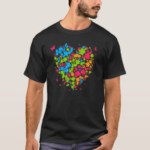 Camiseta Panromántico corazón del orgullo LGBTQ Bandera del