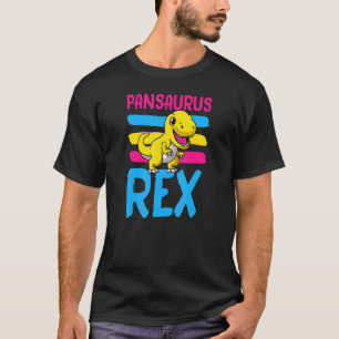 Camiseta Pansaurus Rex Pansexual Rex Dinosaur Pan Pride S