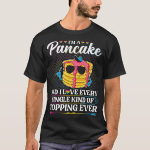 Camiseta Panseual Pancake, divertida panseualidad Pan Prit