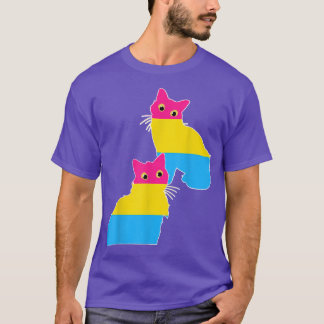 Camiseta Panseual propietario de un gato gay Pan Pride Mes 
