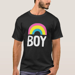 Camiseta Pansexual Boy Rainbow Lgbt Q Bandera del Orgullo G