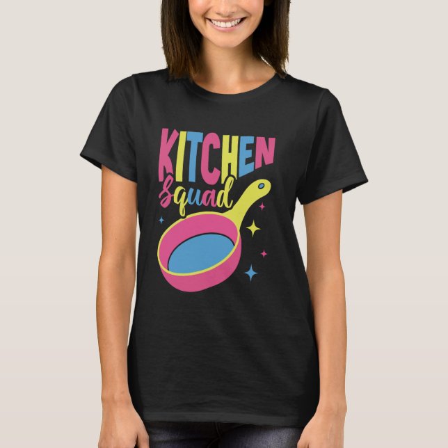 Camiseta Pansexual Chef Funny LGBTQ Kitchen Squad Pan Pride (Anverso)