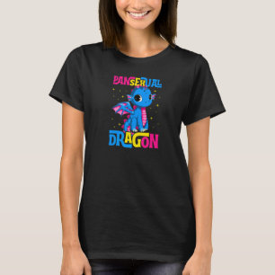 Camiseta Pansexual Dragon Cute Trendy Majestic Lgbtq Pan Pr